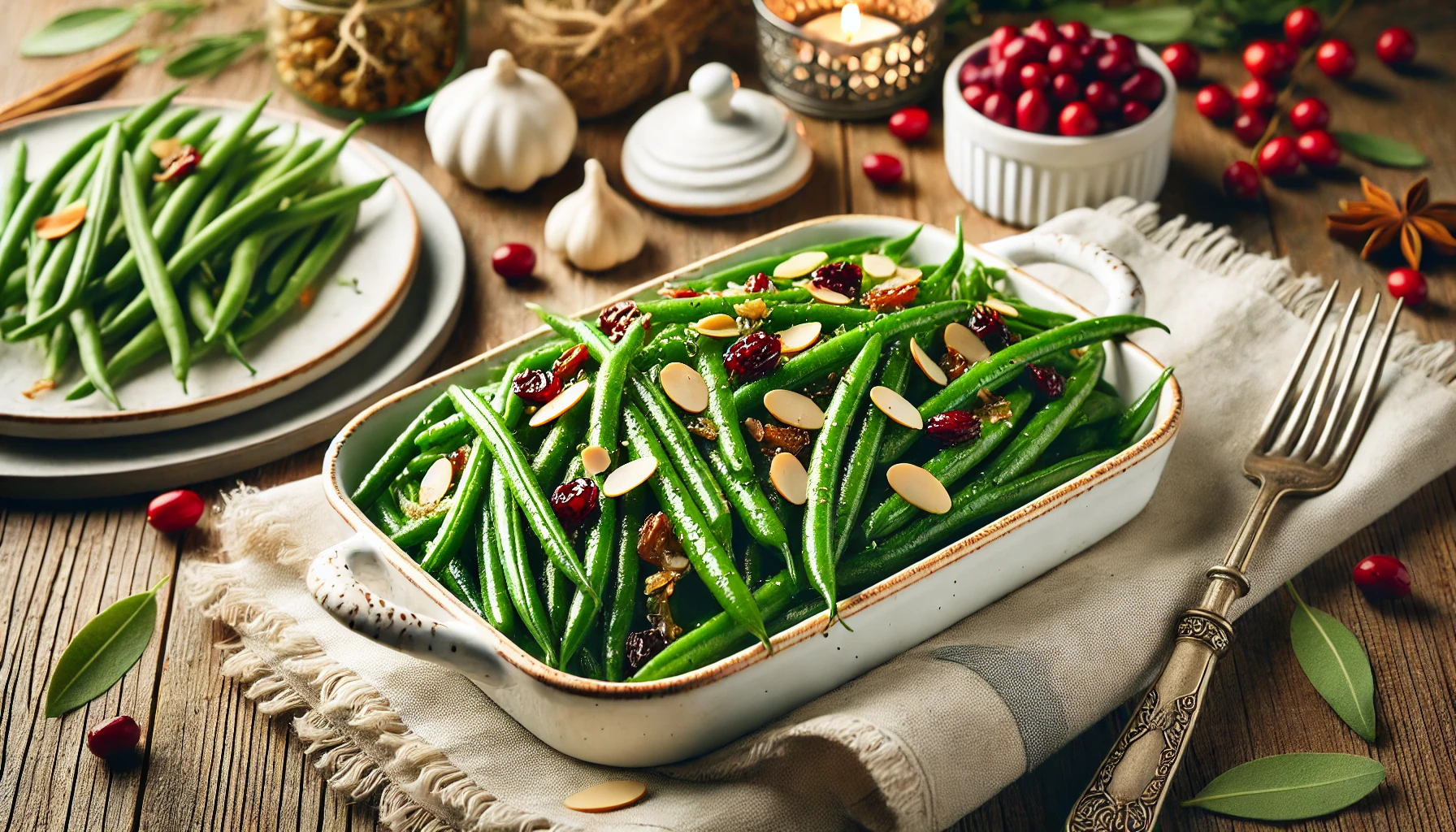 Healthy Thanksgiving Green Beans