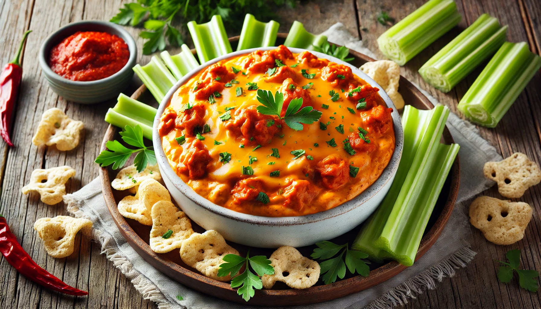Keto Buffalo Chicken Dip